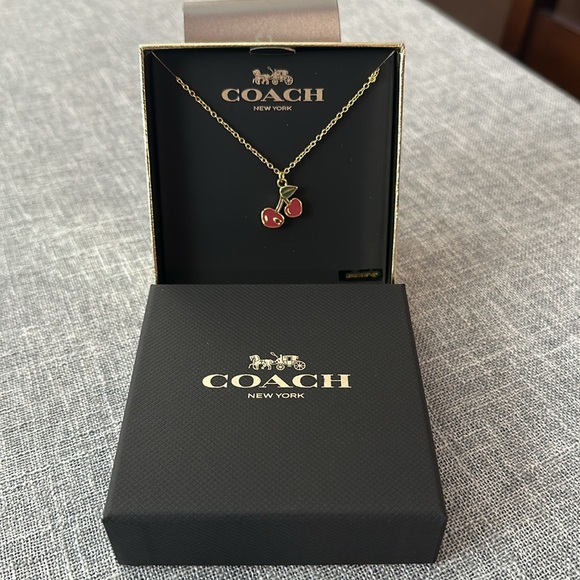 COACH Cherry Necklace 🍒 - Picture 2 of 4